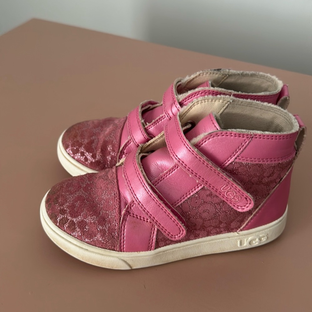 UGG Pink High-Top Sneakers for Girls – Fun & Functional